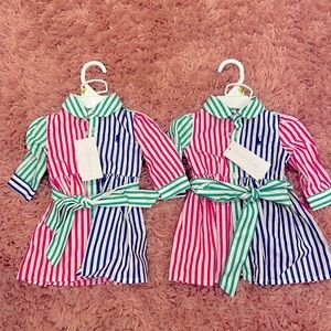 Ralph Lauren Twin Baby Dress 3M